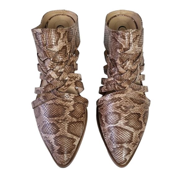 NWOT Comfort Est 1946 Snake Print Mules Size 10W - Picture 3 of 8